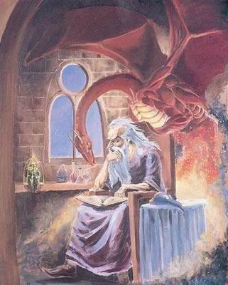 Fantasy oil painting