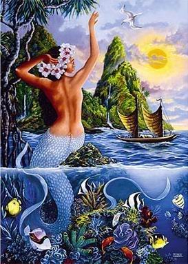 Fantasy oil painting