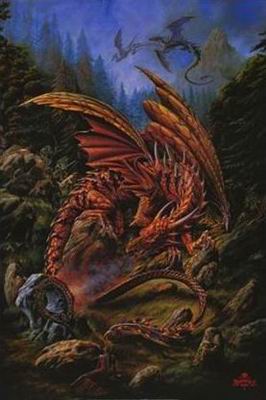 Fantasy oil painting