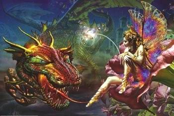 Fantasy oil painting