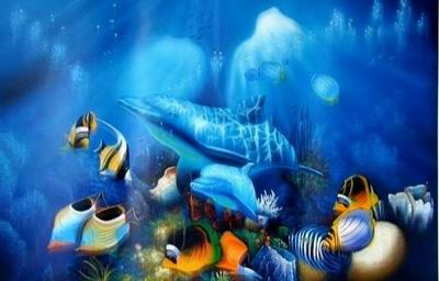 Fantasy oil painting