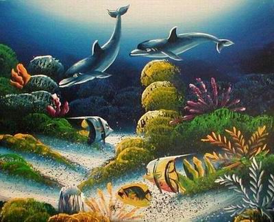 Fantasy oil painting