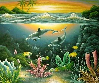 Fantasy oil painting