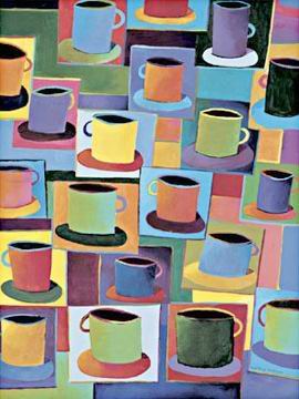 Kitchen oil painting