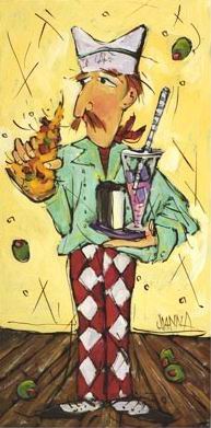 Kitchen oil painting