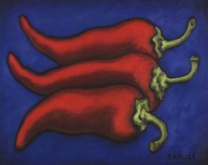 Kitchen oil painting