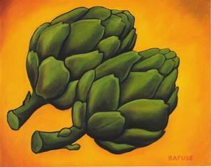 Kitchen oil painting