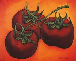 Kitchen oil painting