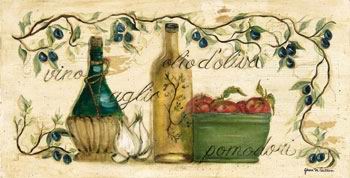 Kitchen oil painting