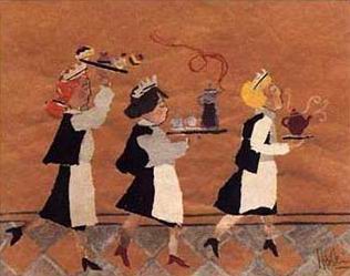 Kitchen oil painting