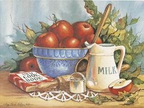 Kitchen oil painting