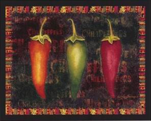 Kitchen oil painting