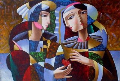 Modern Portrait oil painting