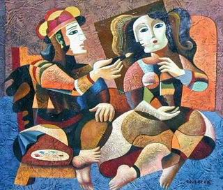 Modern Portrait oil painting