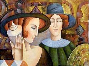 Modern Portrait oil painting