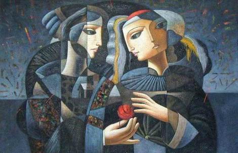 Modern Portrait oil painting