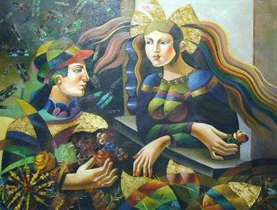 Modern Portrait oil painting