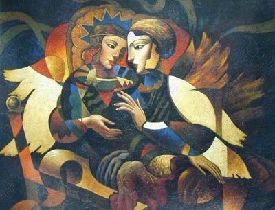 Modern Portrait oil painting