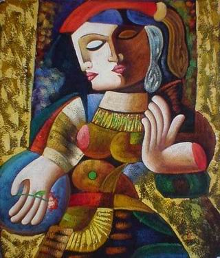 Modern Portrait oil painting