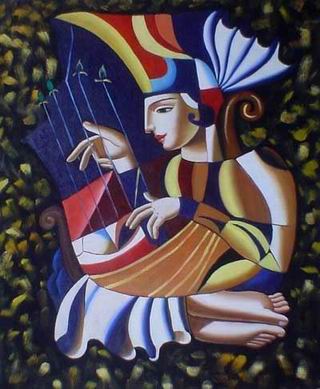 Modern Portrait oil painting