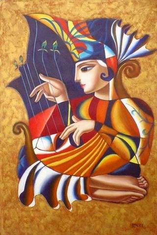 Modern Portrait oil painting