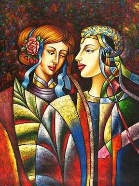 Modern Portrait oil painting