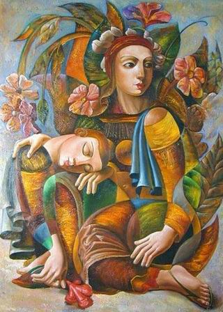 Modern Portrait oil painting