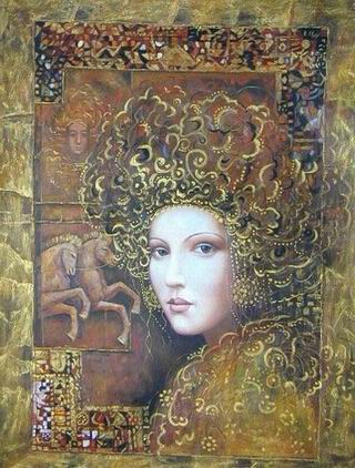 Modern Portrait oil painting