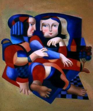 Modern Portrait oil painting