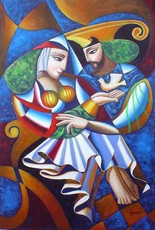 Modern Portrait oil painting