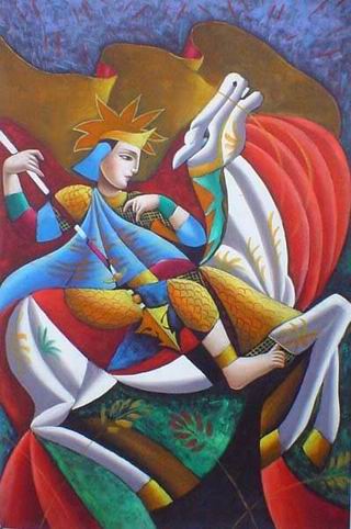 Modern Portrait oil painting