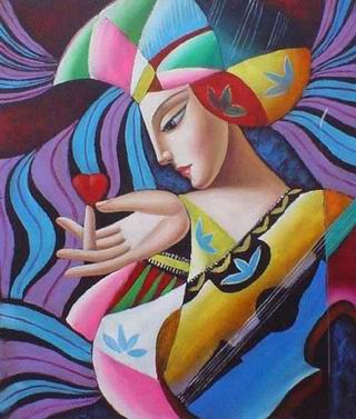 Modern Portrait oil painting