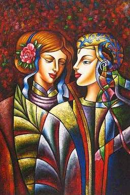 Modern Portrait oil painting