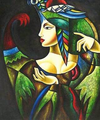 Modern Portrait oil painting