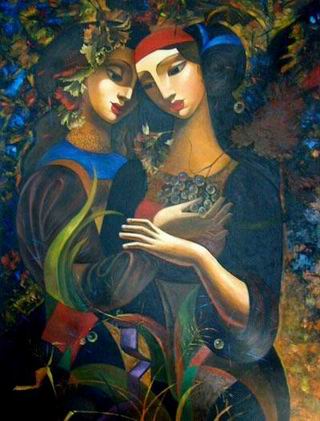 Modern Portrait oil painting