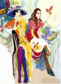 Musician oil painting