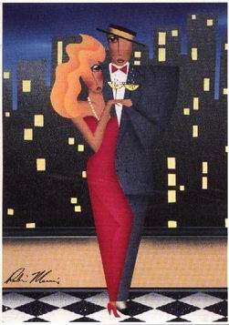 Musician oil painting