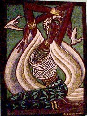 Musician oil painting