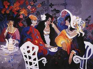 Musician oil painting