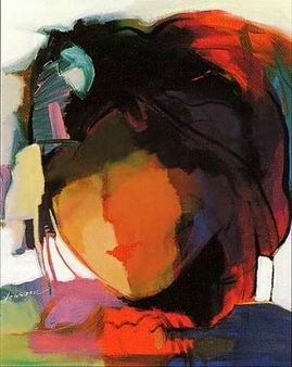 Musician oil painting