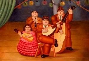 Botero oil painting