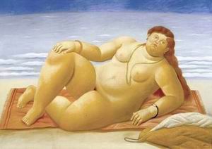 Botero oil painting