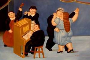 Botero oil painting