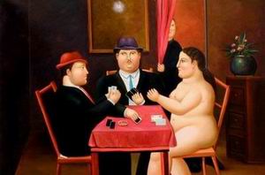 Botero oil painting
