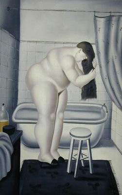 Botero oil painting