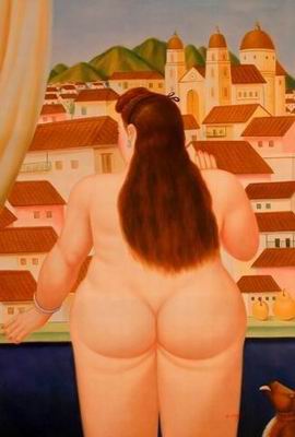 Botero oil painting