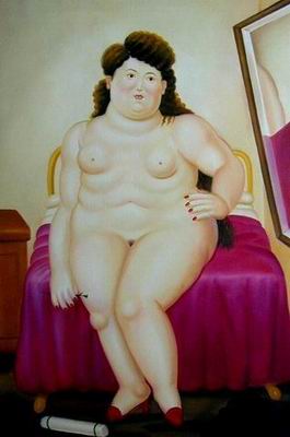 Botero oil painting
