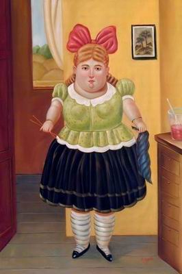 Botero oil painting