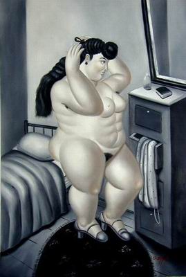 Botero oil painting