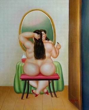 Botero oil painting